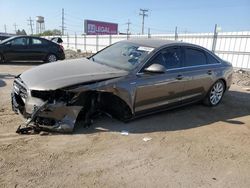 Salvage cars for sale from Copart Chicago Heights, IL: 2013 Audi A6 Premium Plus