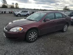 Chevrolet salvage cars for sale: 2007 Chevrolet Impala LS