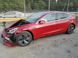 Salvage cars for sale at Waldorf, MD auction: 2019 Tesla Model 3