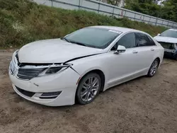 Salvage cars for sale at Davison, MI auction: 2015 Lincoln MKZ