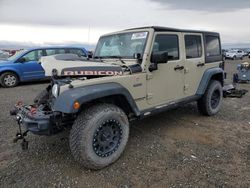 Jeep salvage cars for sale: 2017 Jeep Wrangler Unlimited Rubicon