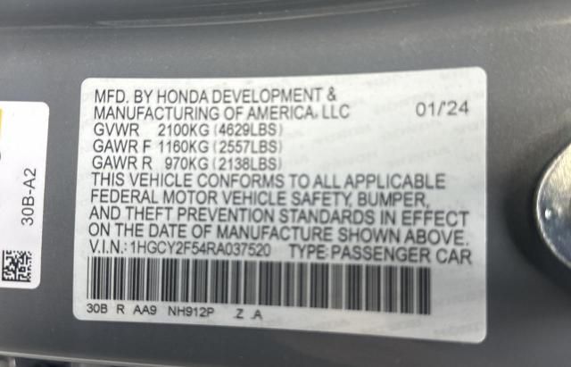 2024 Honda Accord Hybrid Sport