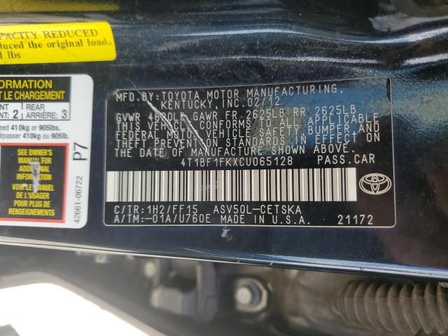 2012 Toyota Camry Base