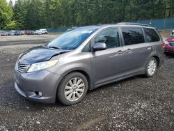 Toyota salvage cars for sale: 2011 Toyota Sienna XLE