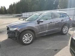 Salvage cars for sale at Arlington, WA auction: 2017 Acura RDX Technology