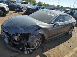 Buy Salvage Cars For Sale now at auction: 2018 Audi S5 Prestige