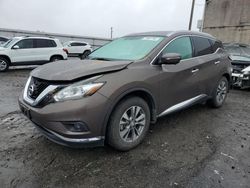 Salvage cars for sale at Fredericksburg, VA auction: 2015 Nissan Murano S