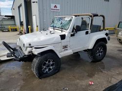 Salvage cars for sale at New Orleans, LA auction: 2002 Jeep Wrangler / TJ Sahara