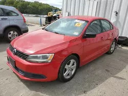 Salvage cars for sale at Windsor, NJ auction: 2012 Volkswagen Jetta Base