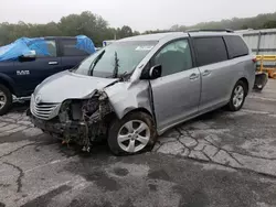 Salvage cars for sale at Rogersville, MO auction: 2015 Toyota Sienna LE