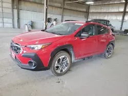 Salvage cars for sale at Des Moines, IA auction: 2024 Subaru Crosstrek Premium