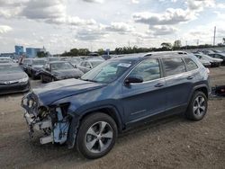 Salvage cars for sale at Des Moines, IA auction: 2020 Jeep Cherokee Limited