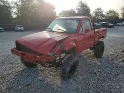 Salvage cars for sale at Madisonville, TN auction: 1984 Toyota Pickup RN60 SR5