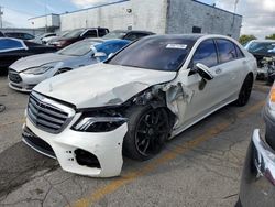 Mercedes-Benz salvage cars for sale: 2020 Mercedes-Benz S 560 4matic