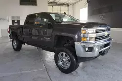 Salvage trucks for sale at Farr West, UT auction: 2015 Chevrolet Silverado K3500 LT