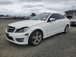 Salvage cars for sale at Eugene, OR auction: 2015 Mercedes-Benz C 250