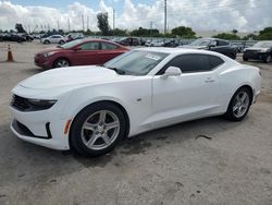 Chevrolet salvage cars for sale: 2019 Chevrolet Camaro LS