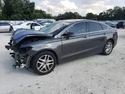 Salvage cars for sale at Ocala, FL auction: 2016 Ford Fusion SE