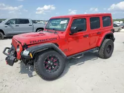 Salvage cars for sale at Houston, TX auction: 2021 Jeep Wrangler Unlimited Rubicon