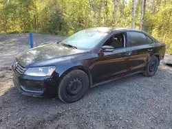 Salvage cars for sale at Cookstown, ON auction: 2013 Volkswagen Passat S