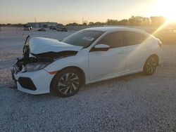 Salvage cars for sale at New Braunfels, TX auction: 2018 Honda Civic LX