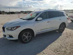 Salvage cars for sale at Arcadia, FL auction: 2017 Infiniti QX60