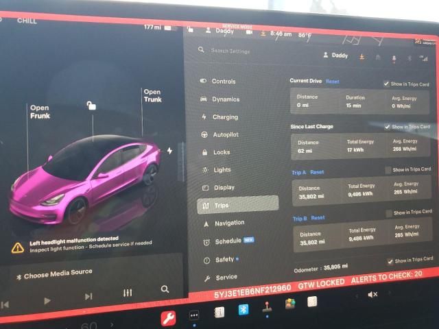 2022 Tesla Model 3