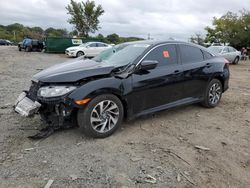 Honda salvage cars for sale: 2018 Honda Civic EX