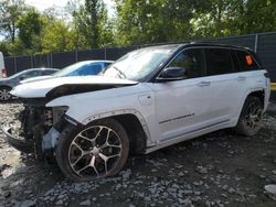 Salvage cars for sale from Copart Waldorf, MD: 2022 Jeep Grand Cherokee Summit 4XE