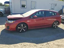 Salvage cars for sale at Lyman, ME auction: 2018 Subaru Impreza Sport