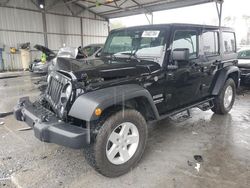 Salvage cars for sale at Cartersville, GA auction: 2017 Jeep Wrangler Unlimited Sport