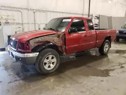 Salvage trucks for sale at Avon, MN auction: 2003 Ford Ranger Super Cab