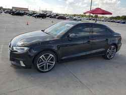 Salvage cars for sale at Grand Prairie, TX auction: 2018 Audi A3 Premium