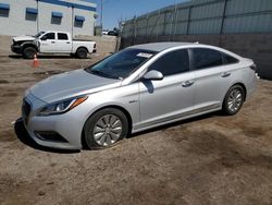 Salvage cars for sale at Albuquerque, NM auction: 2016 Hyundai Sonata Hybrid