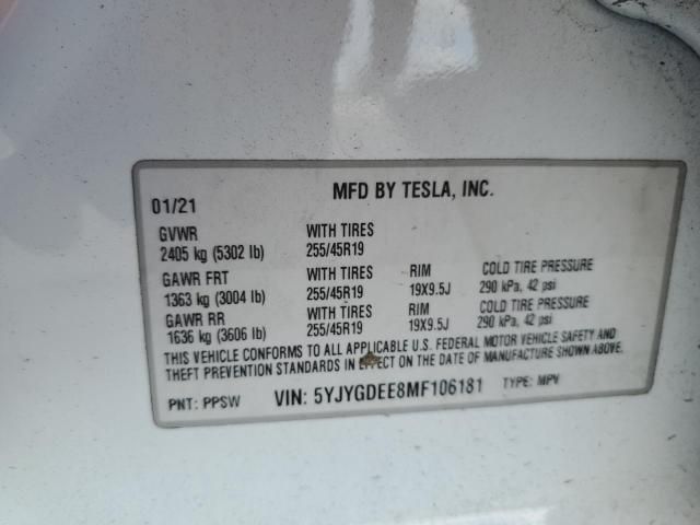 2021 Tesla Model Y