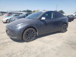 Salvage cars for sale at Sacramento, CA auction: 2021 Tesla Model Y