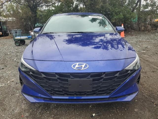 2023 Hyundai Elantra Blue