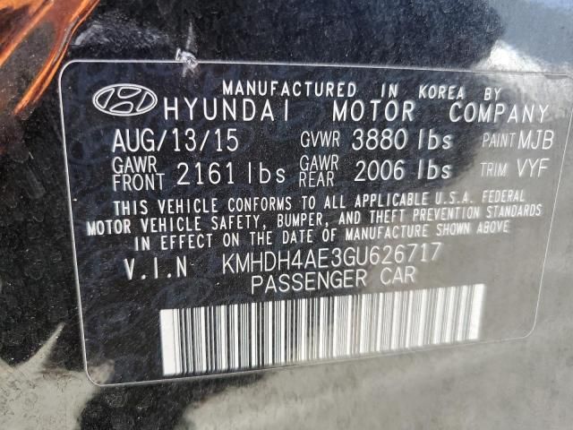 2016 Hyundai Elantra SE