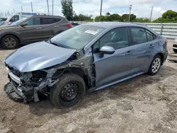 Toyota salvage cars for sale: 2024 Toyota Corolla LE