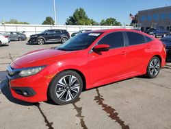 Salvage cars for sale at Littleton, CO auction: 2016 Honda Civic EXL