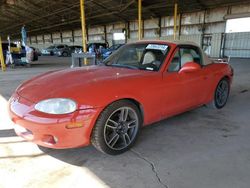 Salvage cars for sale from Copart Phoenix, AZ: 2001 Mazda MX-5 Miata Base