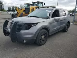 Salvage cars for sale at Portland, OR auction: 2013 Ford Explorer Police Interceptor