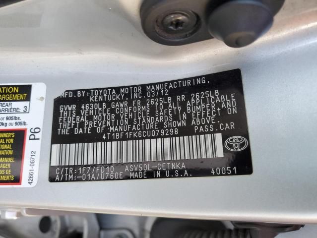 2012 Toyota Camry Base