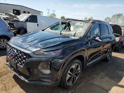 Salvage cars for sale at Elgin, IL auction: 2020 Hyundai Santa FE Limited