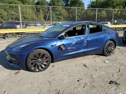 Salvage cars for sale at Waldorf, MD auction: 2023 Tesla Model 3