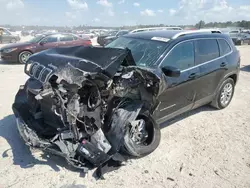 Salvage cars for sale at Houston, TX auction: 2019 Jeep Cherokee Latitude