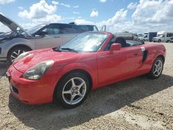 Toyota salvage cars for sale: 2001 Toyota MR2 Spyder