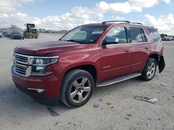 Salvage cars for sale at San Antonio, TX auction: 2015 Chevrolet Tahoe K1500 LTZ