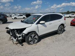 Salvage cars for sale at Houston, TX auction: 2016 Honda CR-V Touring