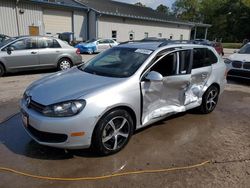 Salvage cars for sale at York Haven, PA auction: 2014 Volkswagen Jetta TDI